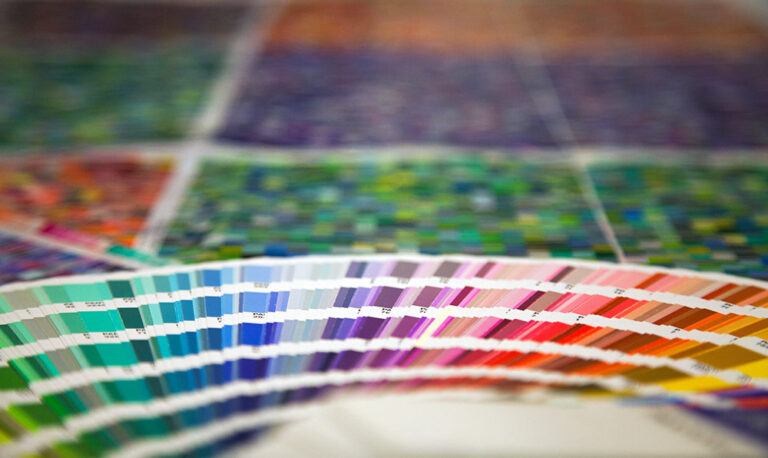 Photo of color palette